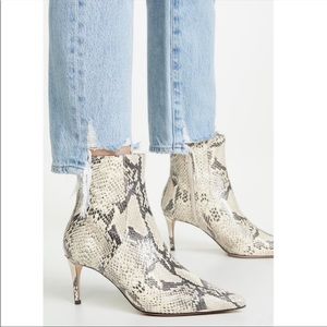 Like new!  Schutz Bette Snakeskin bootie - size 6